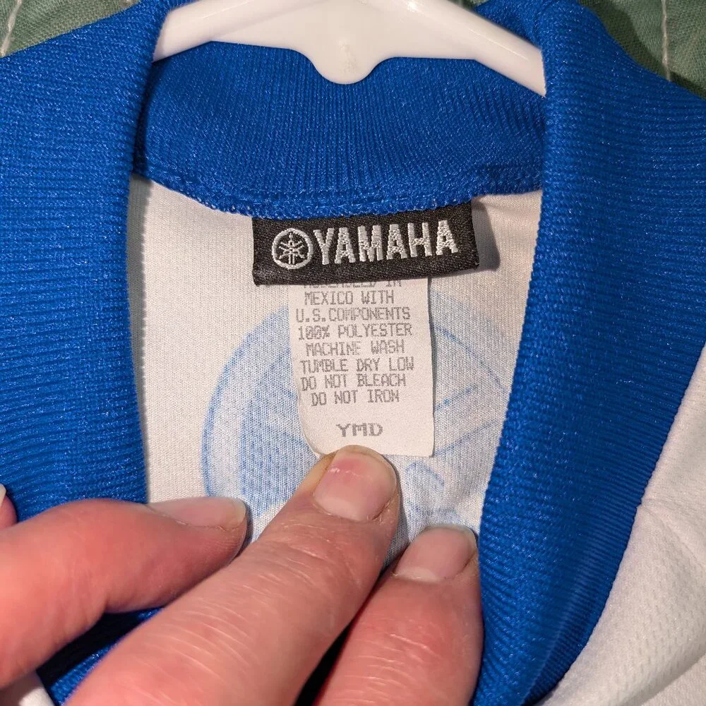 Yamaha Racing Blue and White Jersey - Picture 3 of 6